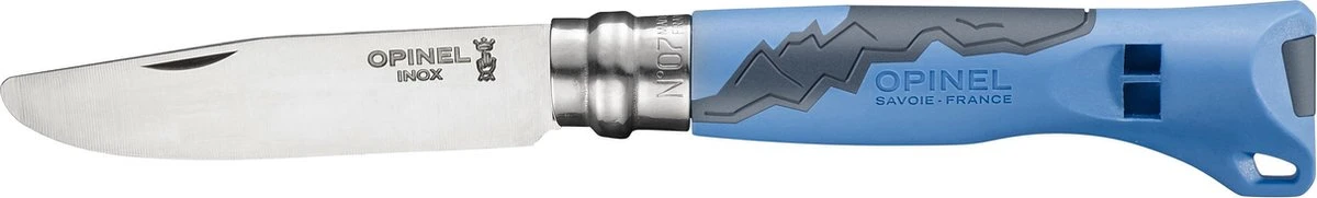 Opinel No.07 Outdoor Junior Zakmes - RVS - Blauw 5 Opinel No.07 Outdoor Junior Zakmes - RVS - Blauw - Afbeelding 3