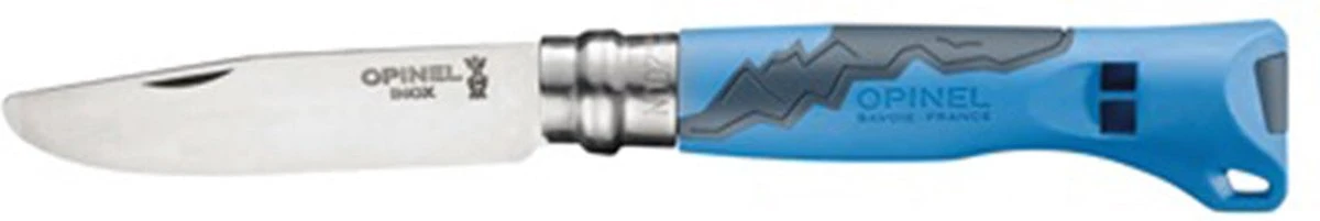 Opinel No.07 Outdoor Junior Zakmes - RVS - Blauw 8 Opinel No.07 Outdoor Junior Zakmes - RVS - Blauw - Afbeelding 6