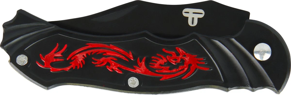 Dragon Zakmes - Opvouwbaar - Inklapbaar - Discreet - Survival Mes - Tactical Knife - 18cm - Broekclip - Vlijmscherp - RVS - Zwart 9 Dragon Zakmes - Opvouwbaar - Inklapbaar - Discreet - Survival Mes - Tactical Knife - 18cm - Broekclip - Vlijmscherp - RVS - Zwart - Afbeelding 7