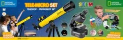 National Geographic Telescoop- En Microscoopset Voor Kinderen Incl. Accessoires 18 National Geographic Telescoop- En Microscoopset Voor Kinderen Incl. Accessoires -Bol 1200x395 1