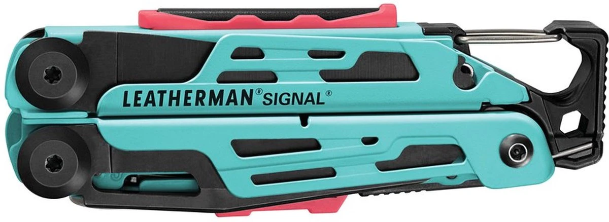 Leatherman Multitool Signal Aqua 19-delig Met Schede - Blauw 4 Leatherman Multitool Signal Aqua 19-delig Met Schede - Blauw - Afbeelding 2
