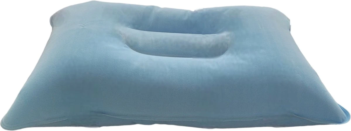 Reiskussen - Kampeer Kussen – Strand Kussen - Festival Kussen – Picknick Kussen - Vliegtuig Kussen – Hoofdkussentje - Kamperen – Op Reis – Opblaasbare Kussentje – Licht Blauw 4 Reiskussen - Kampeer Kussen – Strand Kussen - Festival Kussen – Picknick Kussen - Vliegtuig Kussen – Hoofdkussentje - Kamperen – Op Reis – Opblaasbare Kussentje – Licht Blauw - Afbeelding 2