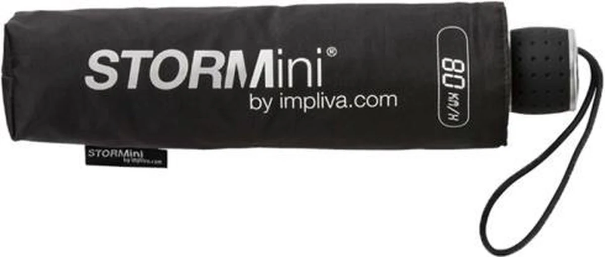 STORMini - Stormparaplu - Geschikt Voor Windvlagen Tot 80km/h - Ø 100 Cm - Zwart 7 STORMini - Stormparaplu - Geschikt Voor Windvlagen Tot 80km/h - Ø 100 Cm - Zwart - Afbeelding 5