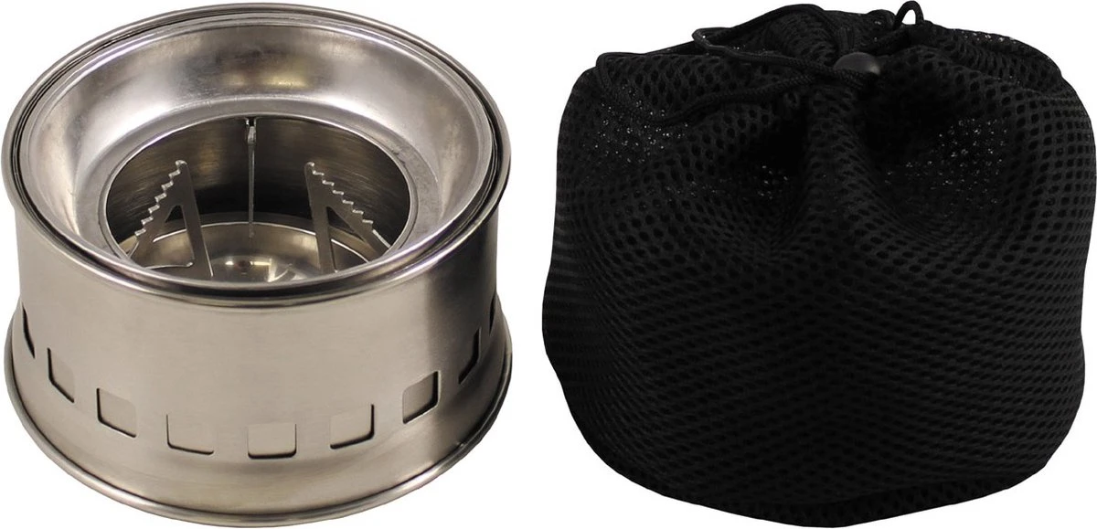 Fox Outdoor - Houtbrander "Forest" - RVS 5 Fox Outdoor - Houtbrander "Forest" - RVS - Afbeelding 3