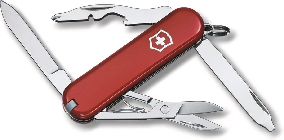 Victorinox Rambler Zakmes 10 Functies Rood 4 Victorinox Rambler Zakmes 10 Functies Rood - Afbeelding 2