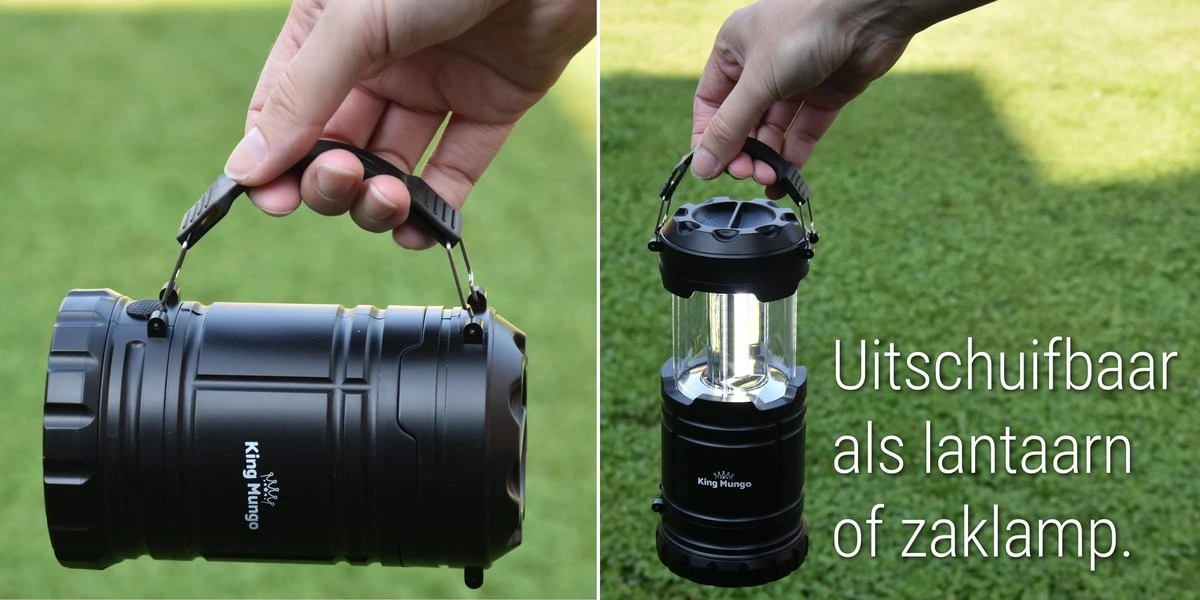 LED Camping Lamp 2 In 1 Hoge Kwaliteit - Zaklamp En Campinglamp - Inclusief AA Batterijen 14 LED Camping Lamp 2 In 1 Hoge Kwaliteit - Zaklamp En Campinglamp - Inclusief AA Batterijen - Afbeelding 12