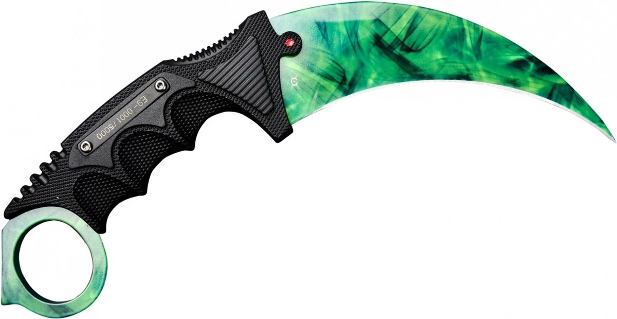 FadeCase Karambit Elite - Emerald 5 FadeCase Karambit Elite - Emerald - Afbeelding 3