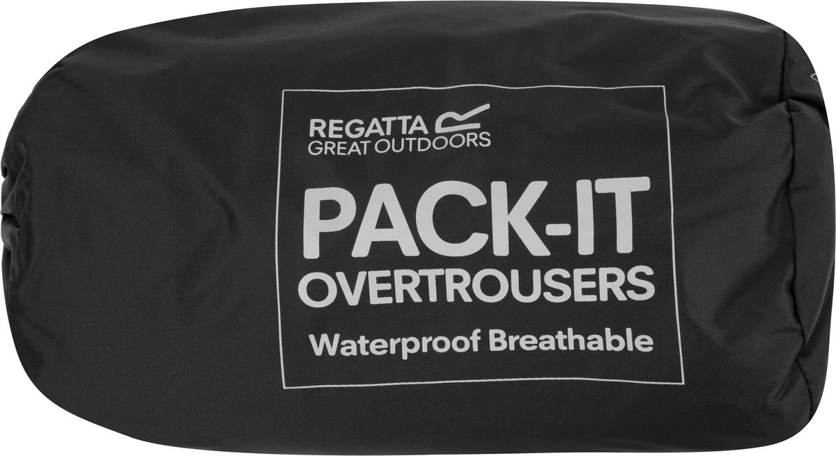 Regatta Pack-It Outdoorbroek - Regenbroek - Heren - XL - Zwart 6 Regatta Pack-It Outdoorbroek - Regenbroek - Heren - XL - Zwart - Afbeelding 4