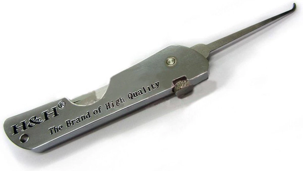 Lock Premium Inklapbaar Deurslotopener - Slotenmaker Tool Lock Pick Set Opvouwbaar – 6-delig 4 Lock Premium Inklapbaar Deurslotopener - Slotenmaker Tool Lock Pick Set Opvouwbaar – 6-delig - Afbeelding 2