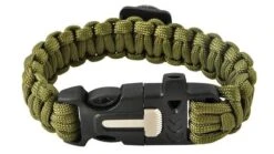 Merkloos Paracord Armband Army Green 5-in-1 Tool Survival Outdoor Actief Lichtgewicht Waterdicht -Bol 1200x676 2