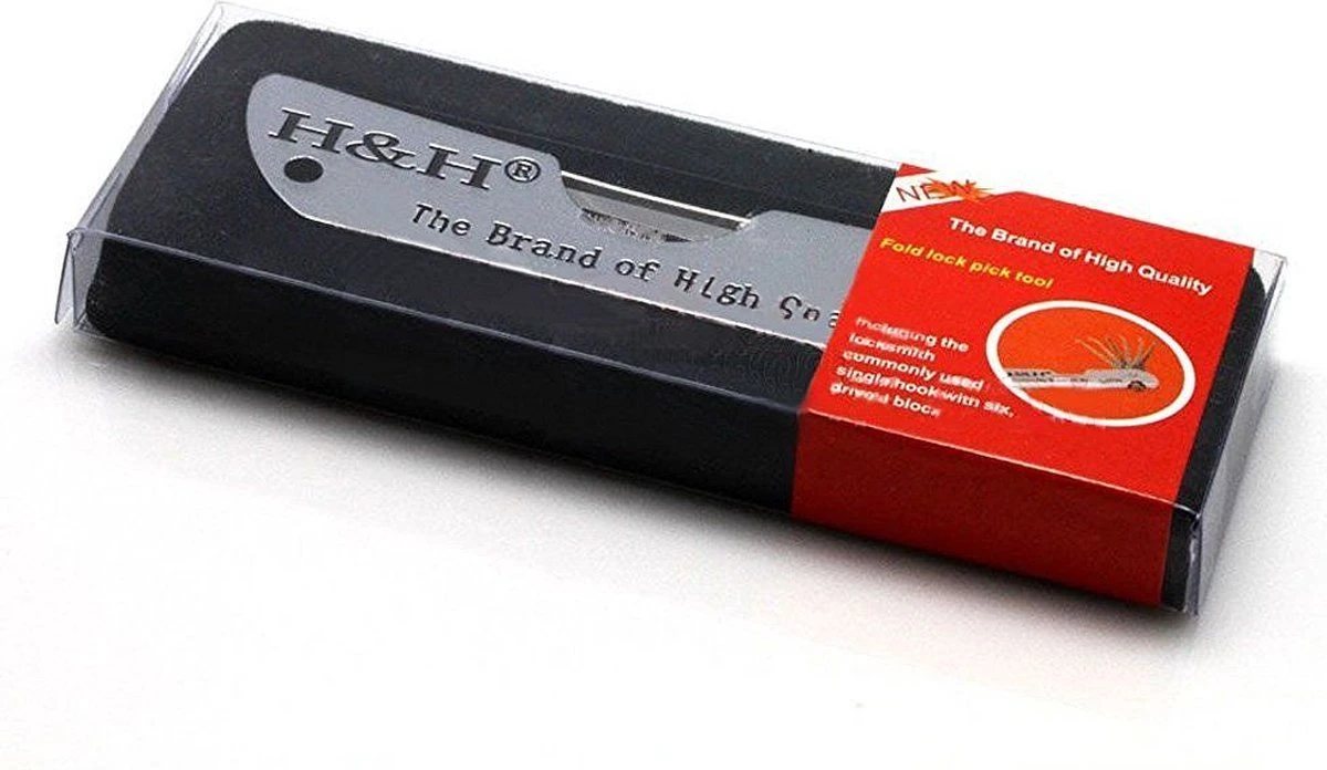 Lock Premium Inklapbaar Deurslotopener - Slotenmaker Tool Lock Pick Set Opvouwbaar – 6-delig 5 Lock Premium Inklapbaar Deurslotopener - Slotenmaker Tool Lock Pick Set Opvouwbaar – 6-delig - Afbeelding 3