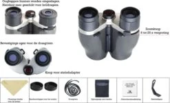 MacGyver Verrekijker 8-25 X 25 Vergroting Compact Zoom - Hoogwaardige Verrekijker - Waterbestendig - Lichtgewicht Voor Veelzijdig Gebruik - Ideaal Voor Evenementen - Natuur - Reis 17 MacGyver Verrekijker 8-25 X 25 Vergroting Compact Zoom - Hoogwaardige Verrekijker - Waterbestendig - Lichtgewicht Voor Veelzijdig Gebruik - Ideaal Voor Evenementen - Natuur - Reis -Bol 1200x728 2