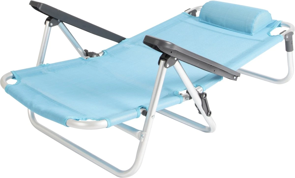 Bo-Camp Beach Chair - Monaco - Aluminium - Blauw 10 Bo-Camp Beach Chair - Monaco - Aluminium - Blauw - Afbeelding 8