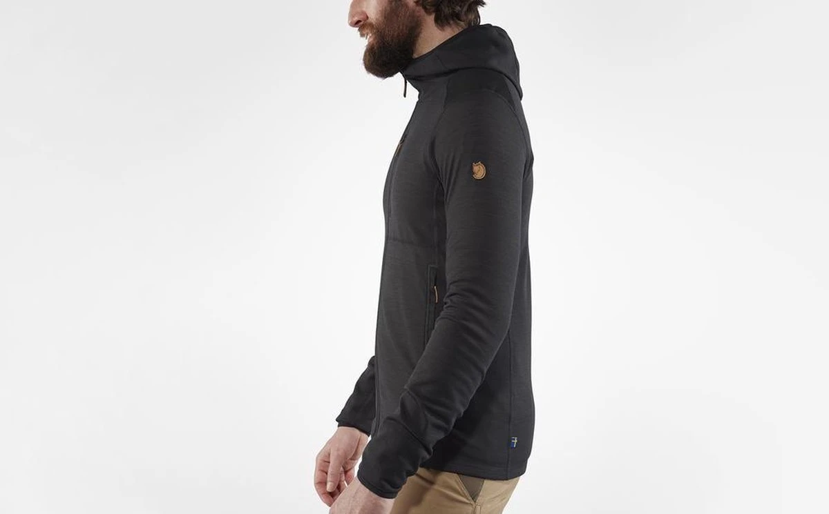 Fjallraven Keb Fleece Hoodie Heren Outdoorvest - Maat L 8 Fjallraven Keb Fleece Hoodie Heren Outdoorvest - Maat L - Afbeelding 6