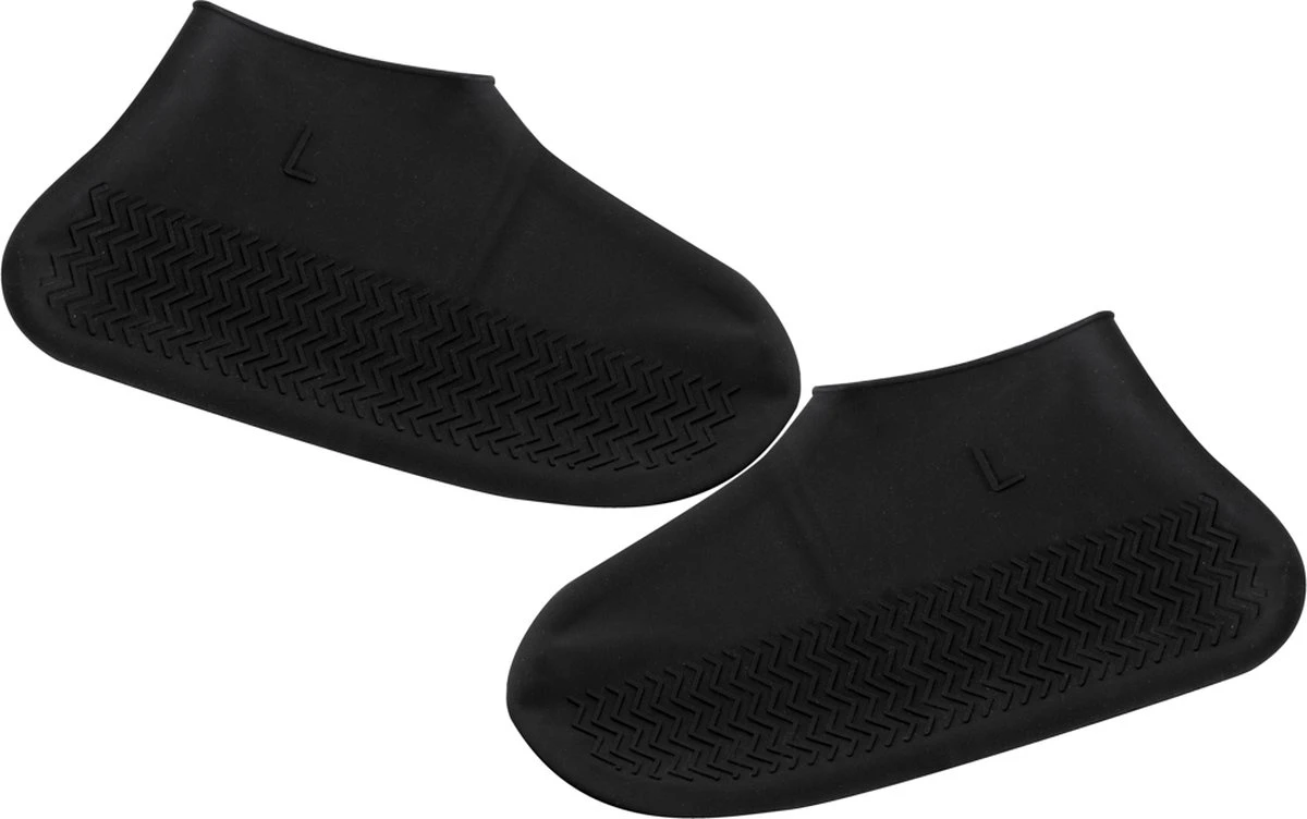 Siliconen Unisex Waterdichte Overschoenen Zwart Maat L 39-44 - Herbruikbaar – Anti Slip Regen Overschoen - Schoenhoesjes - Waterdichte Schoenbeschermers - Regenhoes – Schoenovertrek - Regenlaarzen 4 Siliconen Unisex Waterdichte Overschoenen Zwart Maat L 39-44 - Herbruikbaar – Anti Slip Regen Overschoen - Schoenhoesjes - Waterdichte Schoenbeschermers - Regenhoes – Schoenovertrek - Regenlaarzen - Afbeelding 2