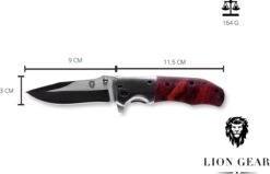 Survival Zakmes Outdoor – 1 Hand Open Systeem En Broekclip – 20.5 CM Vouwmes – RVS – Lion Gear KN-02 18 Survival Zakmes Outdoor – 1 Hand Open Systeem En Broekclip – 20.5 CM Vouwmes – RVS – Lion Gear KN-02 -Bol 1200x771 2