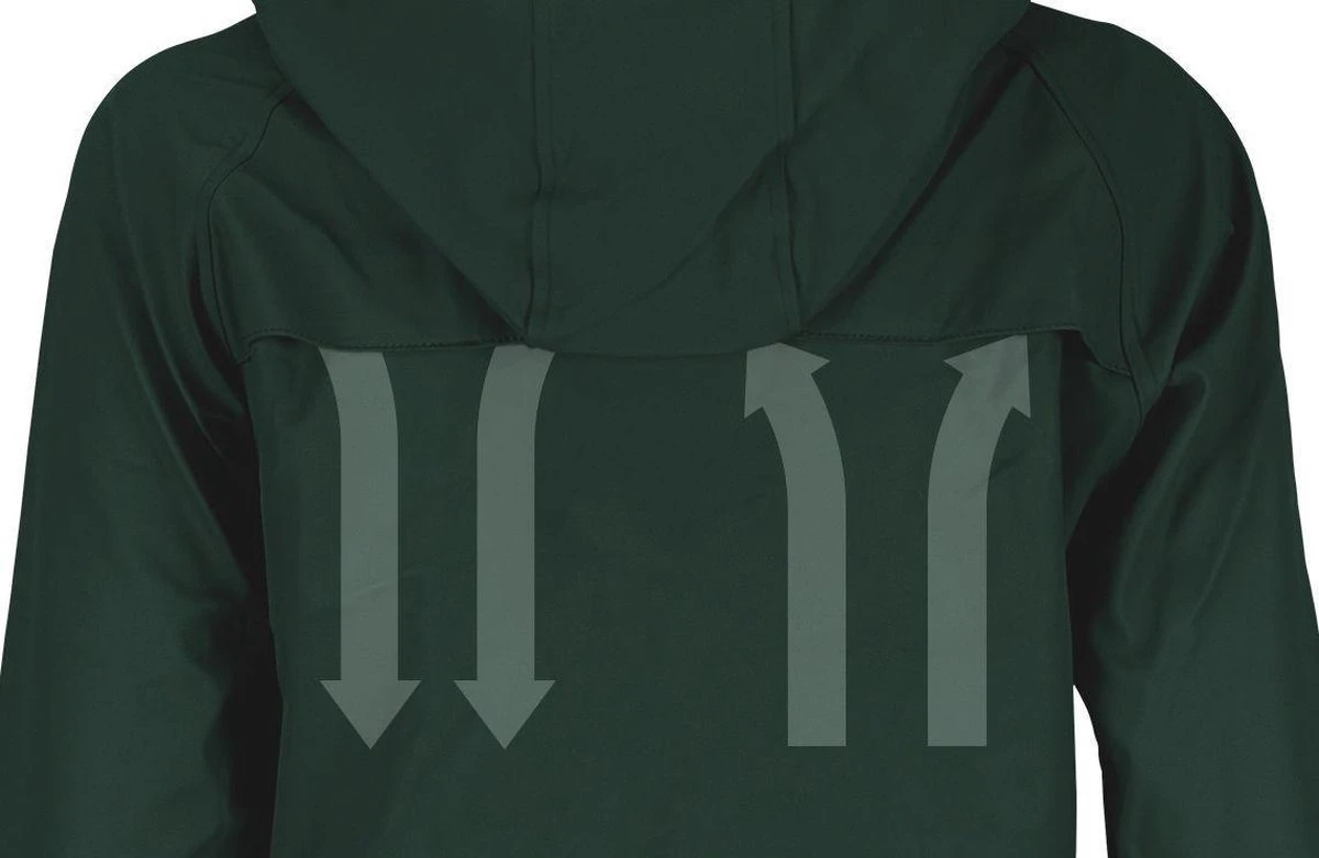 Ralka Regenjas Dames - Mizzle - Donkergroen - Maat 42 12 Ralka Regenjas Dames - Mizzle - Donkergroen - Maat 42 - Afbeelding 10