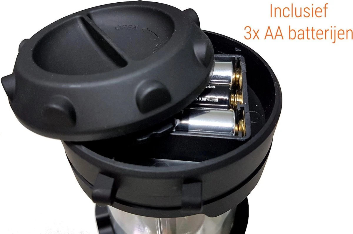 LED Camping Lamp 2 In 1 Hoge Kwaliteit - Zaklamp En Campinglamp - Inclusief AA Batterijen 15 LED Camping Lamp 2 In 1 Hoge Kwaliteit - Zaklamp En Campinglamp - Inclusief AA Batterijen - Afbeelding 13
