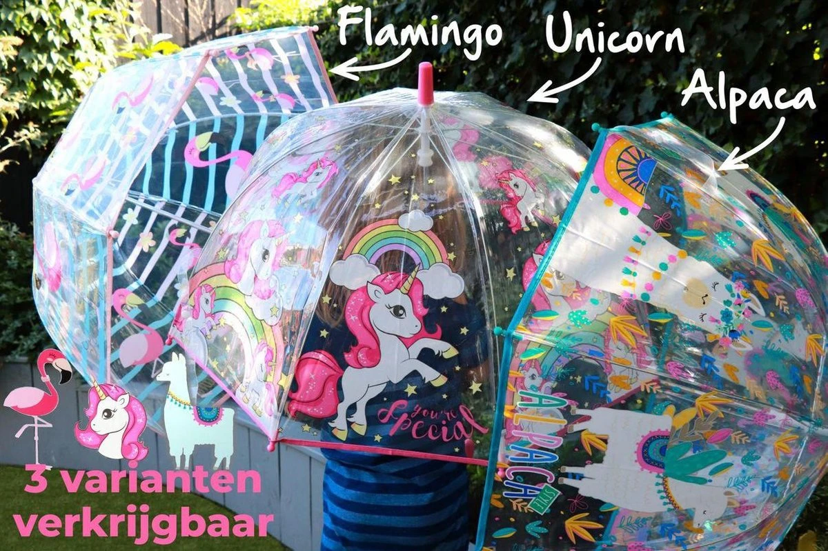 Kids Licensing Paraplu Unicorn + Rugzak Meisjes | Doorzichtige Koepelparaplu Ø70cm Kind | Eenhoorn Gymtas US01 13 Kids Licensing Paraplu Unicorn + Rugzak Meisjes | Doorzichtige Koepelparaplu Ø70cm Kind | Eenhoorn Gymtas US01 - Afbeelding 11