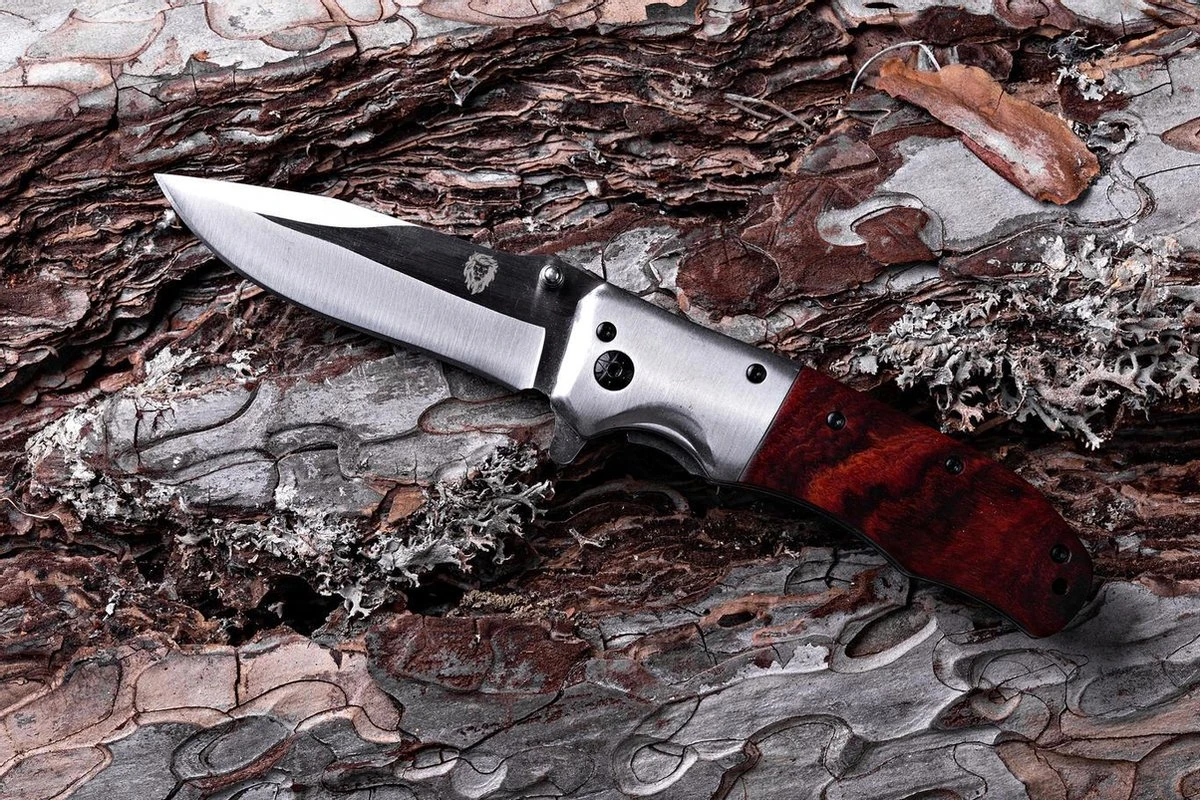 Survival Zakmes Outdoor – 1 Hand Open Systeem En Broekclip – 20.5 CM Vouwmes – RVS – Lion Gear KN-02 6 Survival Zakmes Outdoor – 1 Hand Open Systeem En Broekclip – 20.5 CM Vouwmes – RVS – Lion Gear KN-02 - Afbeelding 4