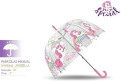 Merkloos Kinderparaplu Unicorn - Transparant 6 Merkloos Kinderparaplu Unicorn - Transparant -Bol 1200x803 18