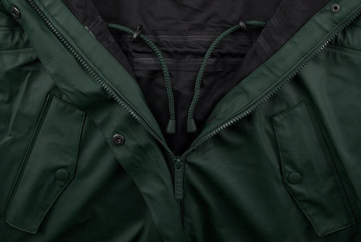 Ralka Regenjas Dames - Mizzle - Donkergroen - Maat 42 10 Ralka Regenjas Dames - Mizzle - Donkergroen - Maat 42 - Afbeelding 8