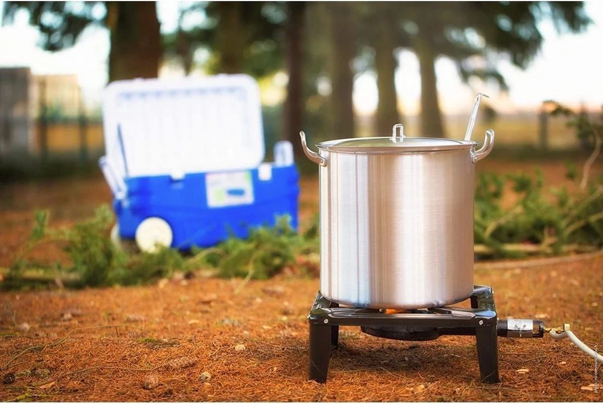 Kemper 1 Pit Camping Gasstel Gasbrander Wokbrander | 7,5 KW | 37cm | 4 Voets 4 Kemper 1 Pit Camping Gasstel Gasbrander Wokbrander | 7,5 KW | 37cm | 4 Voets - Afbeelding 2