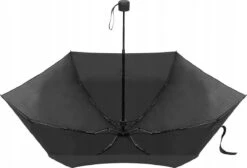 Opvouwbare Mini Paraplu - Klein & Opvouwbaar - Stormparaplu - Stevig Anti Storm & Wind - Windproof - 6 Panelen - Ø 90 Cm - Ruimtebesparend & Compact - Zwart -Bol 1200x815 4