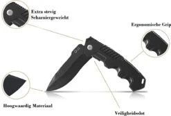 Zakmes + Etui + Slijpsteen - Knife - Survival Mes - Jachtmes - Wetsteen - Messenslijper - Outdoor - Camping - Kamperen - In Cadeau Verpakking -Bol 1200x816 1