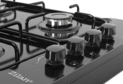 Zilan - Vrijstaande Gaskookplaat - 4 Branders - Gaskooktoestel 4 Pits - Zwart - Roestbestendig -Bol 1200x819 3