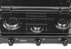 Zilan - Gas Kooktoestel 3 Pits - Campingkooktoestel - Gaskookplaat - Zwart -Bol 1200x819 4