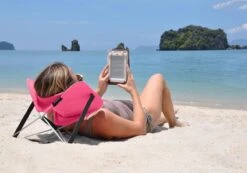 Y-ply Ruggensteuntje - Strandstoel - Opvouwbaar - Rood -Bol 1200x839