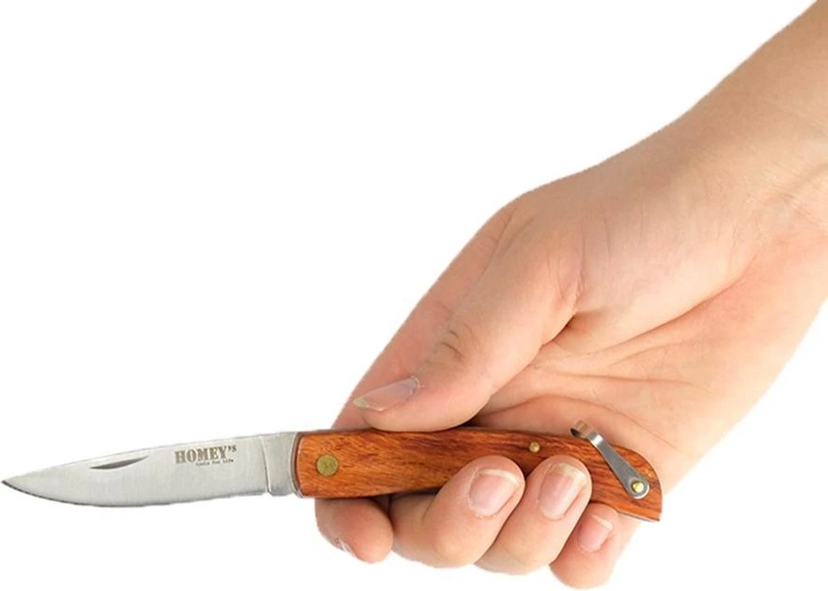 Homeij Skilled Zakmes - RVS / Rozenhout - 21 Cm 6 Homeij Skilled Zakmes - RVS / Rozenhout - 21 Cm - Afbeelding 4