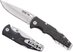 SOG Knives Salute Mini Clampack Zakmes - Zwart