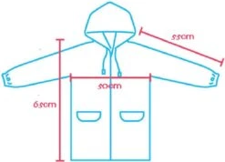 Poncho Regenponcho - Kinder Regenjas - Kinderjas - 4-6 Jaar - Regenjas - One Size - Roze Konijn -Bol 1200x864 4