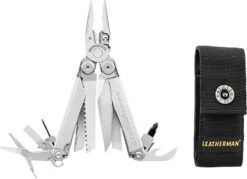 Leatherman Wave Plus Multitool - 18 Functies - RVS - Zilver - Sheath