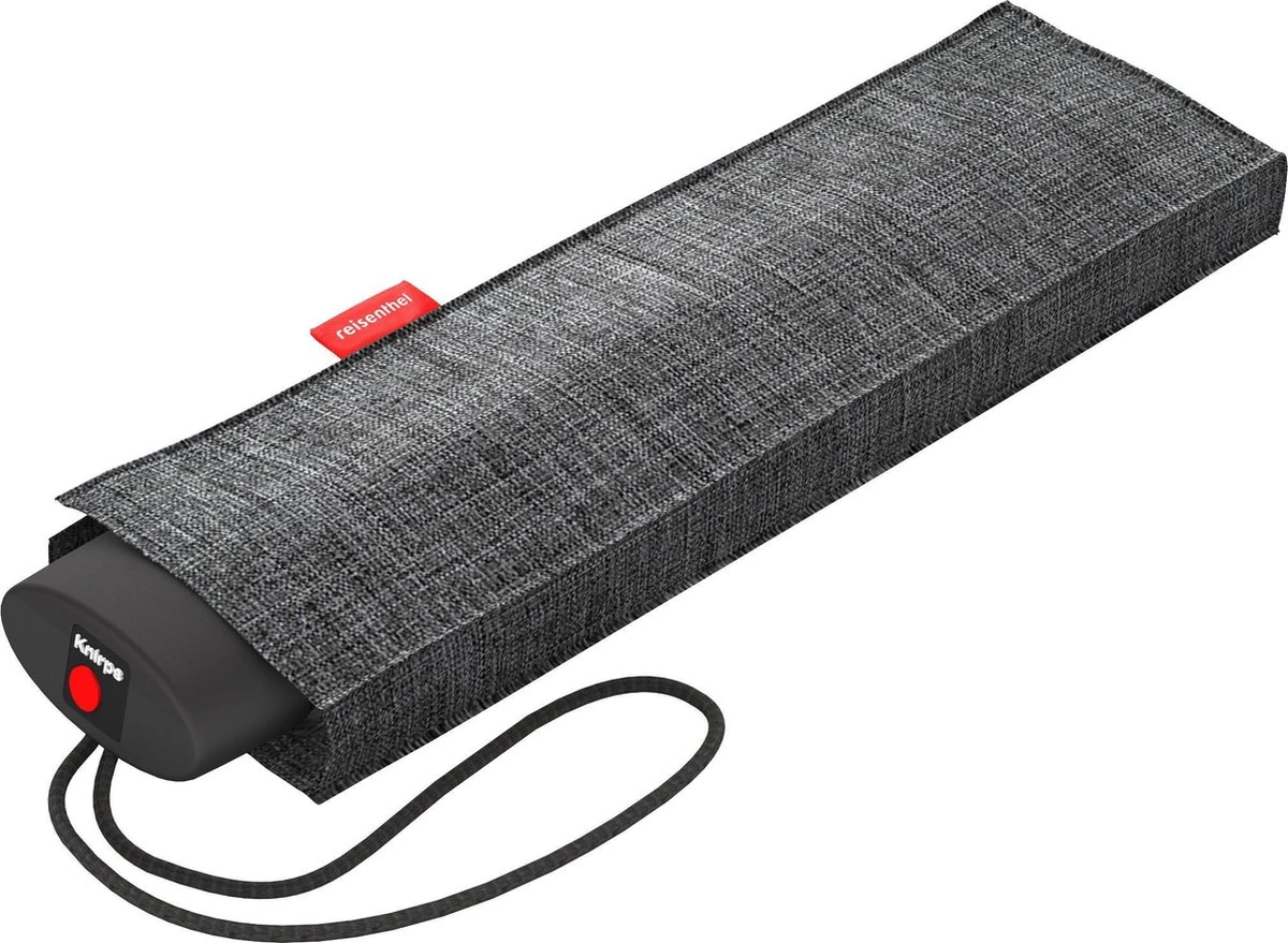 Reisenthel Umbrella Pocket Mini Opvouwbare Mini Paraplu - ø 97 Cm - Twist Silver Grijs 3 Reisenthel Umbrella Pocket Mini Opvouwbare Mini Paraplu - ø 97 Cm - Twist Silver Grijs