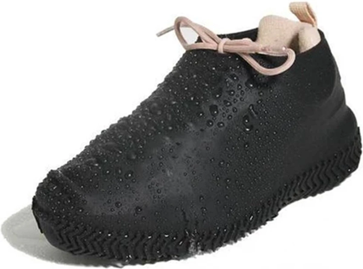 Siliconen Unisex Waterdichte Overschoenen Zwart Maat L 39-44 - Herbruikbaar – Anti Slip Regen Overschoen - Schoenhoesjes - Waterdichte Schoenbeschermers - Regenhoes – Schoenovertrek - Regenlaarzen 10 Siliconen Unisex Waterdichte Overschoenen Zwart Maat L 39-44 - Herbruikbaar – Anti Slip Regen Overschoen - Schoenhoesjes - Waterdichte Schoenbeschermers - Regenhoes – Schoenovertrek - Regenlaarzen - Afbeelding 8