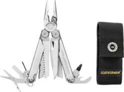 Leatherman Wave Plus+ Multitool Silver - Tang Met Hoes+ 18 Tools Professionele RVS Survival Zakmes