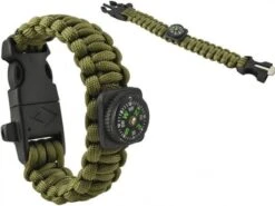 Paracord Armband - Kompas - Army Green 5in1 Tool Survival Out -Bol 1200x897 2