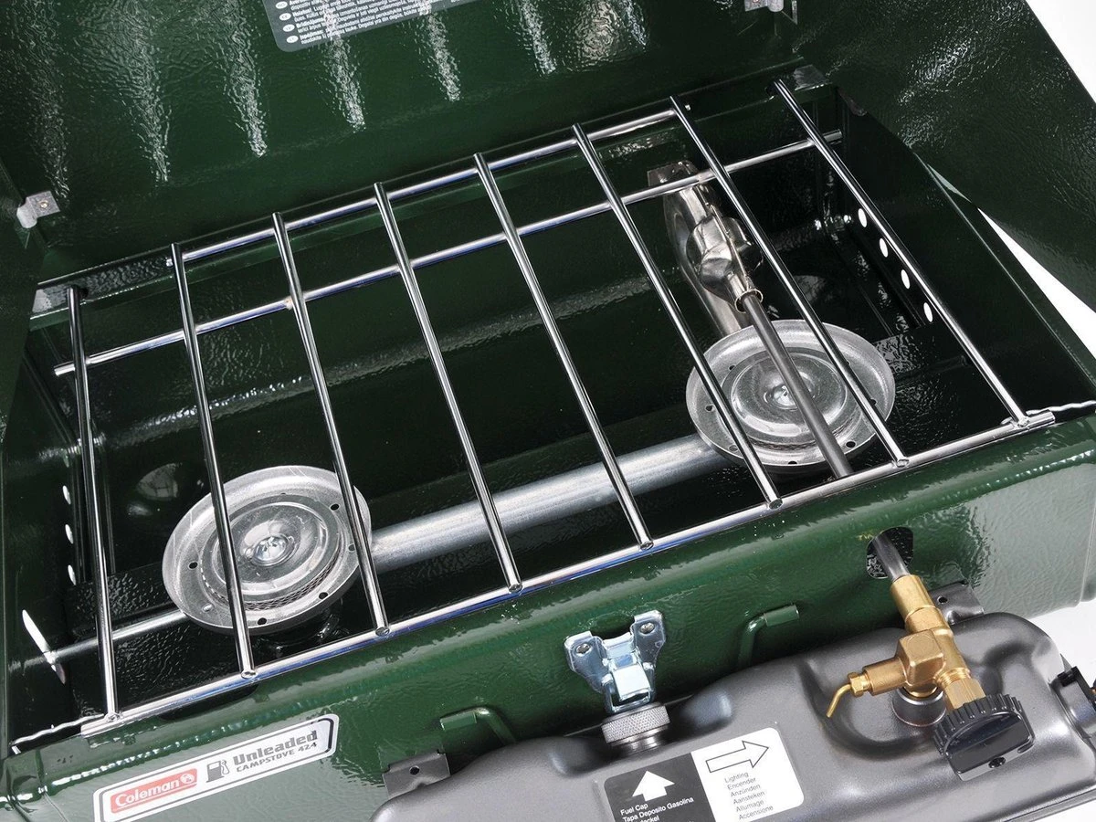 Coleman Unleaded 2 Burner Camping Kooktoestel - 2-pits - 4100 Watt 6 Coleman Unleaded 2 Burner Camping Kooktoestel - 2-pits - 4100 Watt - Afbeelding 5