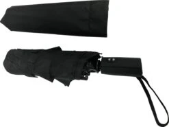 FlinQ Stormparaplu - Windbestendig - Snelheden Tot 120 Km/h - Zwart - Uitschuifbaar -Bol 1200x901 7