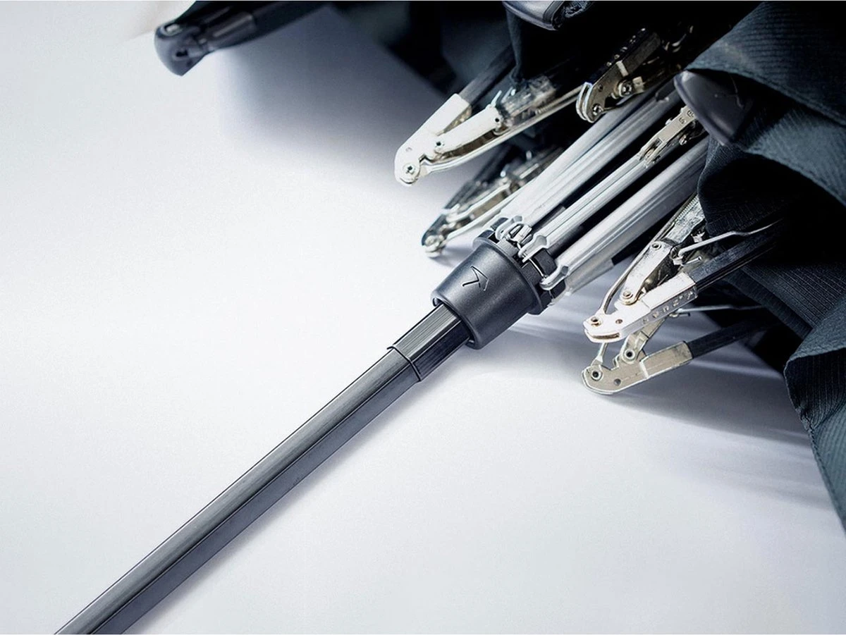 Senz Automatic Deluxe Stormparaplu - Paraplu - Opvouwbaar - Pure Black 6 Senz Automatic Deluxe Stormparaplu - Paraplu - Opvouwbaar - Pure Black - Afbeelding 4