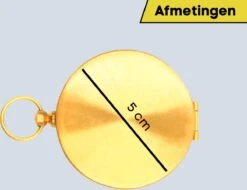 Merkloos Luxe Kompas Van Messing - Glow In The Dark - Lichtgevend -Bol 1200x922