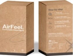 AirFeel Opblaasbaar Slaapmatje - Ingebouwde Pomp En Kussen - Lichtgewicht - 196 X 60 X 6cm - Gray -Bol 1200x928 1