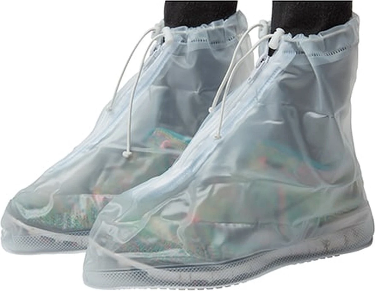 Festival Schoenen Hoezen - Overschoen - PVC - Transparant - Maat 38-40 - L 3 Festival Schoenen Hoezen - Overschoen - PVC - Transparant - Maat 38-40 - L