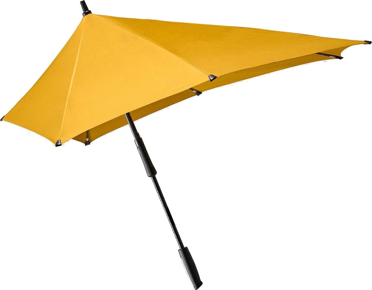 Senz Stormparaplu Opvouwbaar / Paraplu Inklapbaar - XXL Stick - Geel 3 Senz Stormparaplu Opvouwbaar / Paraplu Inklapbaar - XXL Stick - Geel