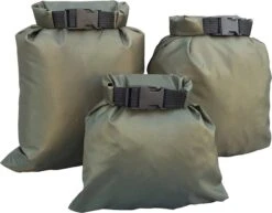 Merkloos Luxe Drybag Set - Dry Bag - Waterdichte Tas - Reizen - Outdoor - Kamperen - Handtas - Tassen - Survival - Tasje - Groen