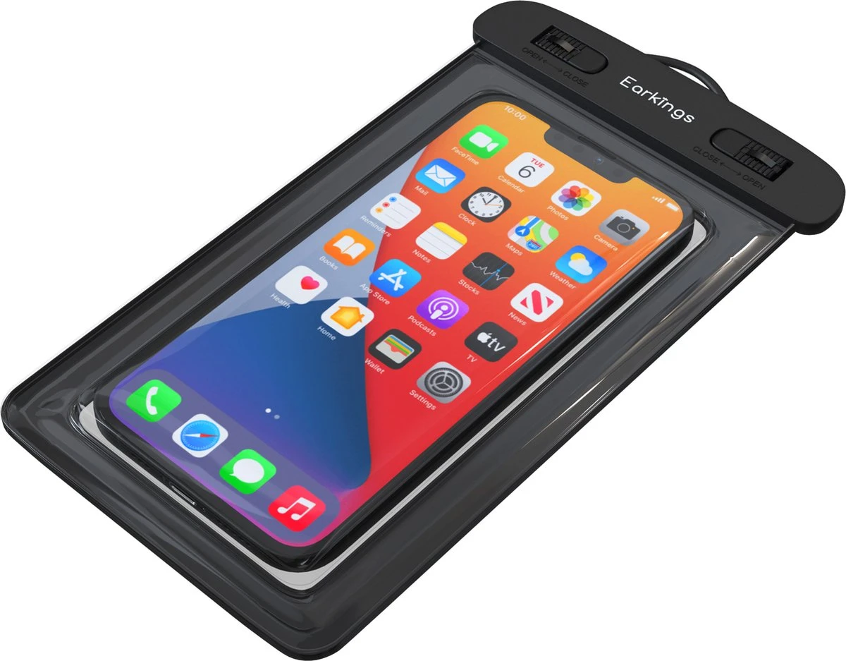 Waterdichte Telefoonhoesjes - Drybag Set Van 2 Stuks - Onderwater Hoesje Telefoon Voor Alle Telefoons - Waterdicht Telefoonhoesje Earkings - Zwart & Wit 10 Waterdichte Telefoonhoesjes - Drybag Set Van 2 Stuks - Onderwater Hoesje Telefoon Voor Alle Telefoons - Waterdicht Telefoonhoesje Earkings - Zwart & Wit - Afbeelding 8