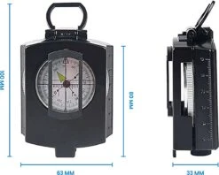 YONO Militair Kompas - Inklapbaar Kaart Compass Voor Outdoor En Survival - Professioneel Metalen Design Met Kaartlezer - Zwart 18 YONO Militair Kompas - Inklapbaar Kaart Compass Voor Outdoor En Survival - Professioneel Metalen Design Met Kaartlezer - Zwart -Bol 1200x964 2